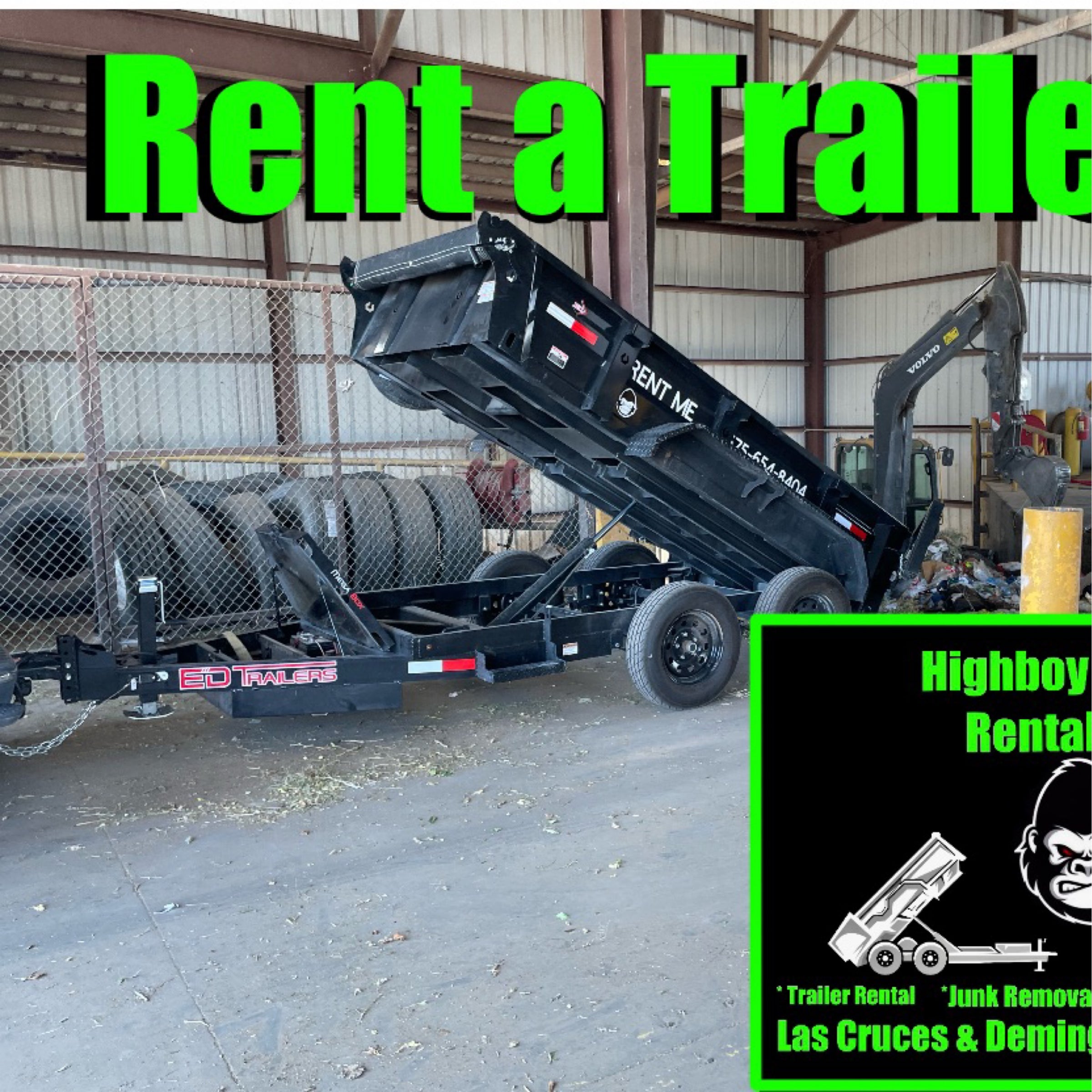 Dump Trailer | Highboy Rentals LLC Las Cruces & Deming NM 575-654-8404